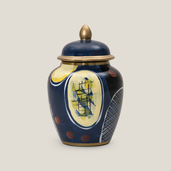 Lazio Multicolor Decor Jar