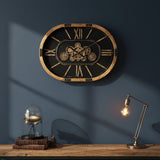 Rochester Black Wall Clock