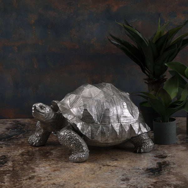 Turtle Silver Sculpture