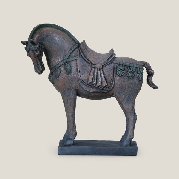 Bronco Rust Horse Sculpture