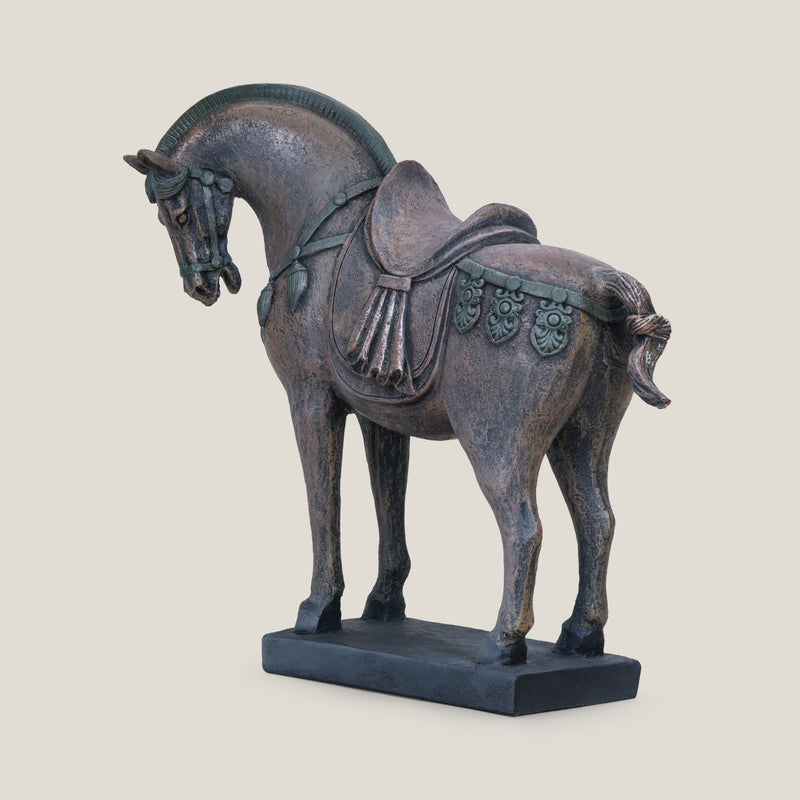 Bronco Rust Horse Sculpture