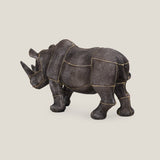 Rhino Couture Bronze Sculpture