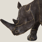 Rhino Couture Bronze Sculpture