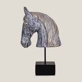 Equidae Grey Horse Sculpture