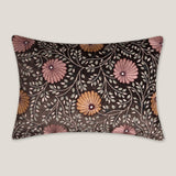 Oblong Leaves Emb. Cushion Cover