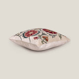 Mecca Emb Velvet Multicolor Cushion Cover