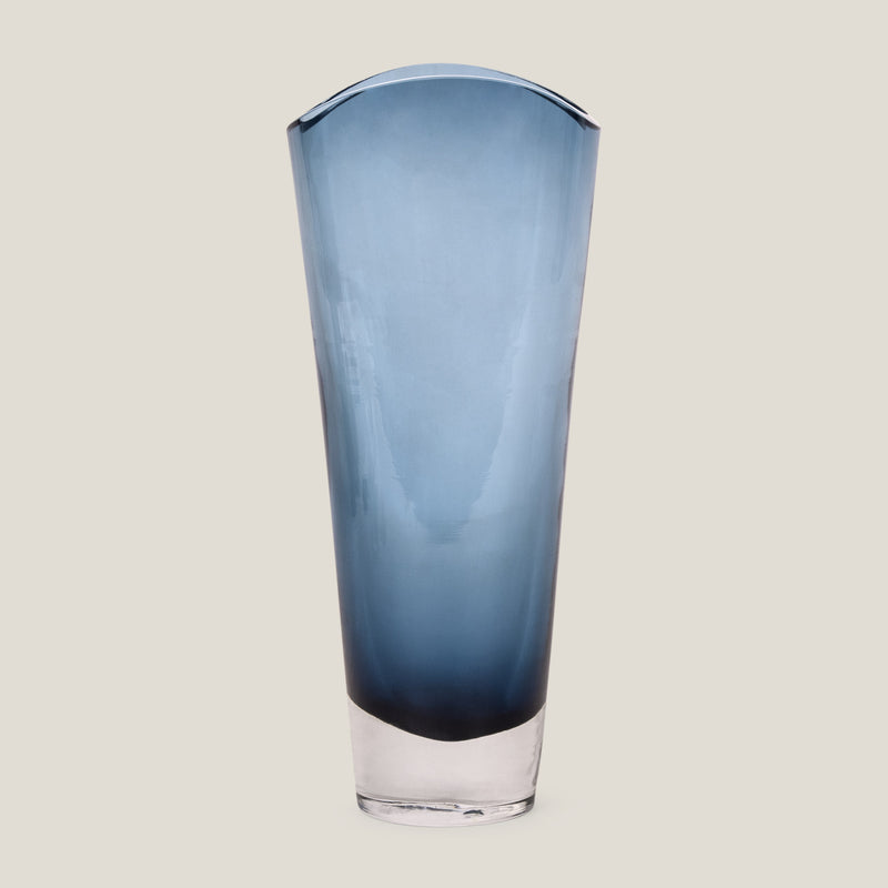 Mystique Blue Glass Vase