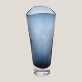 Mystique Blue Glass Vase