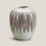 Brushstrokes Grey Vase