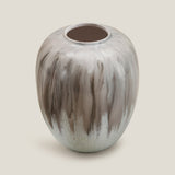 Brushstrokes Grey Vase