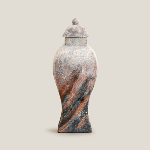 Sienna Rust Decor Jar