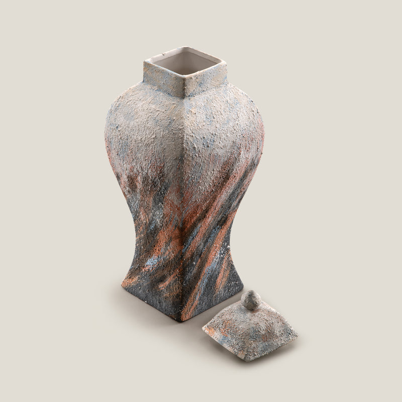 Sienna Rust Decor Jar