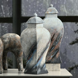 Sienna Rust Decor Jar