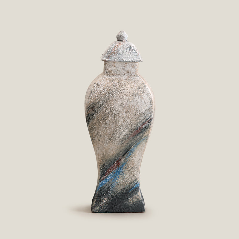 Sienna Blue Decor Jar