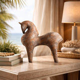 Andalou Multicolor Horse Sculpture