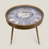 Pietra Grey Clock Table