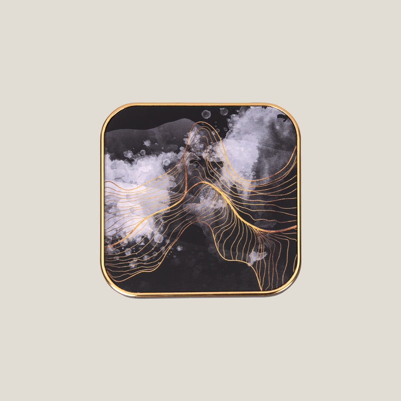 Cosmos Black Coaster Set of 6