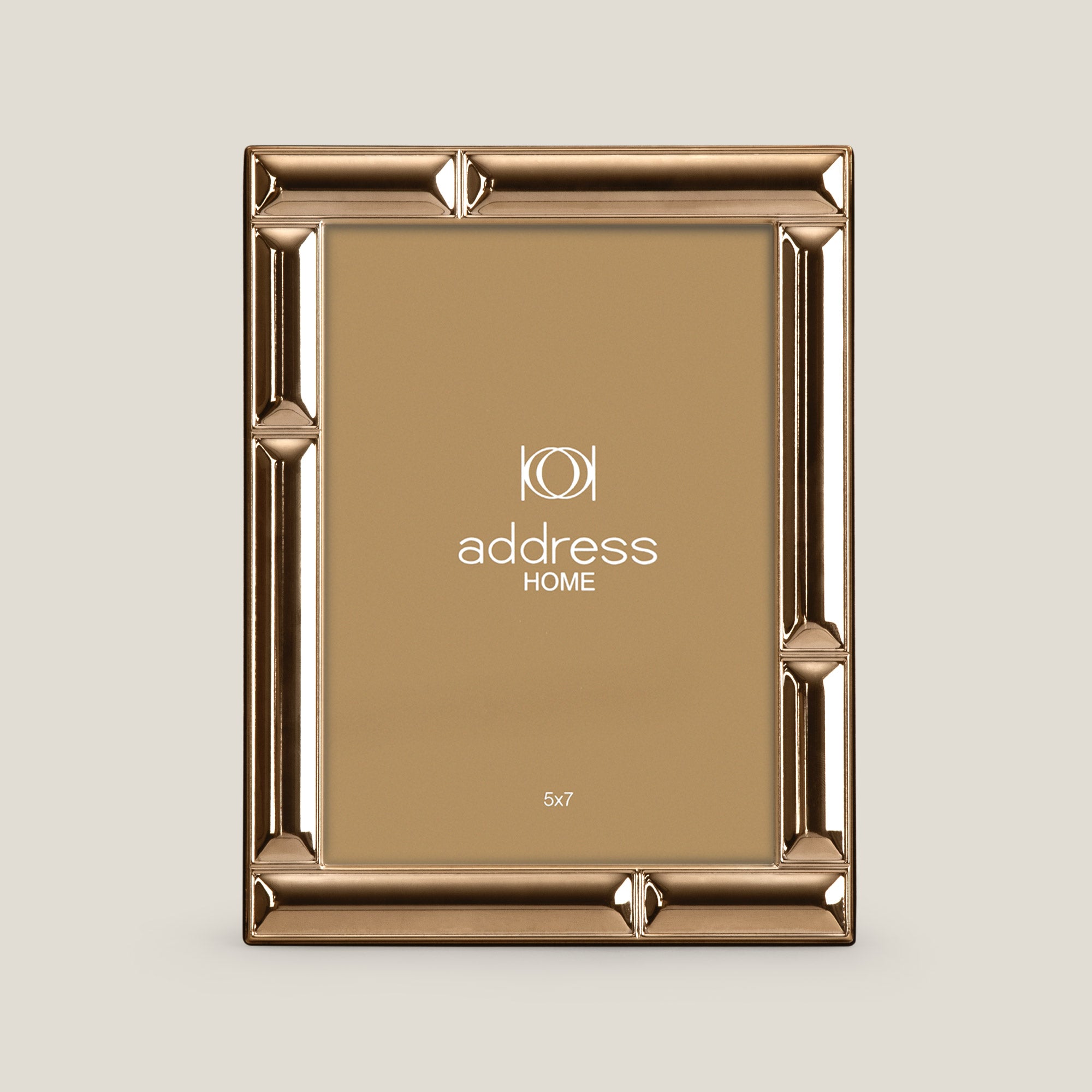 Luxe Rose Gold Photo Frame Address Home