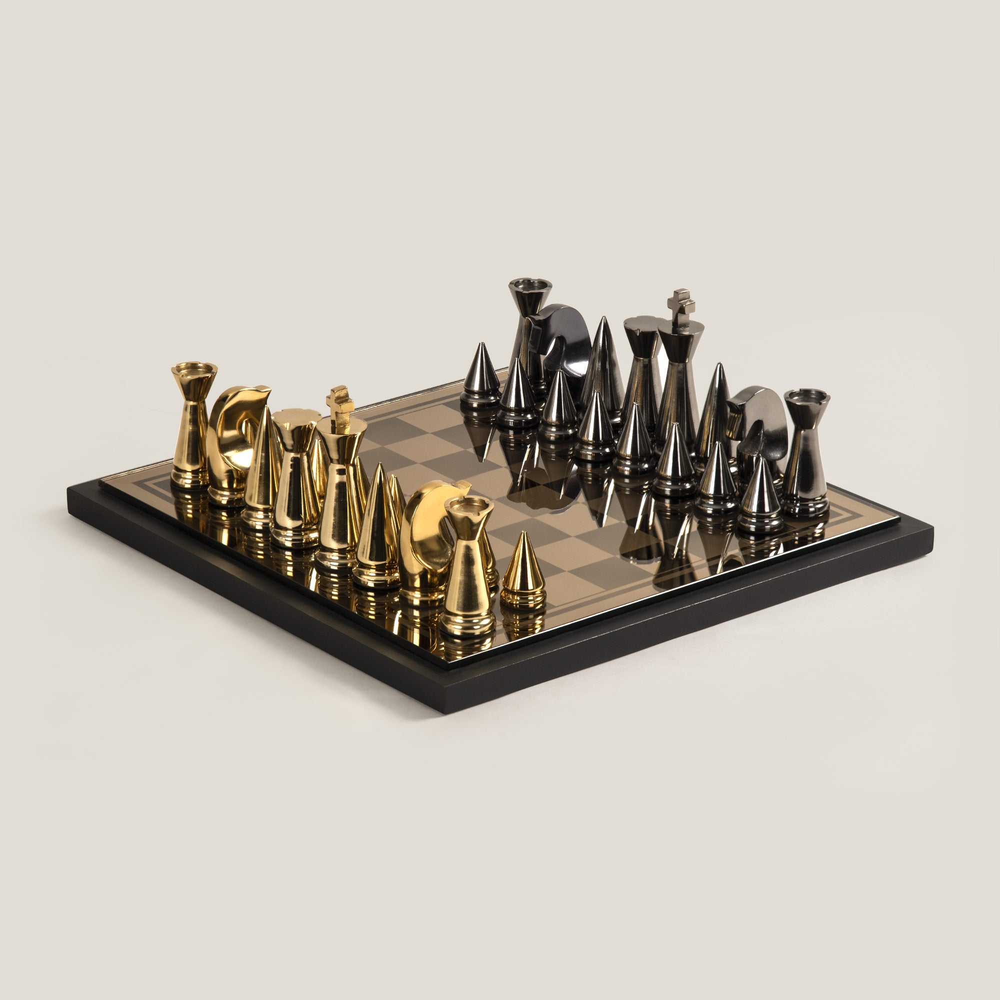 Buy Kasper Chess Set Gold-Black online in India – Address Home