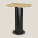 Denzell Gold & Antique Silver Side Table