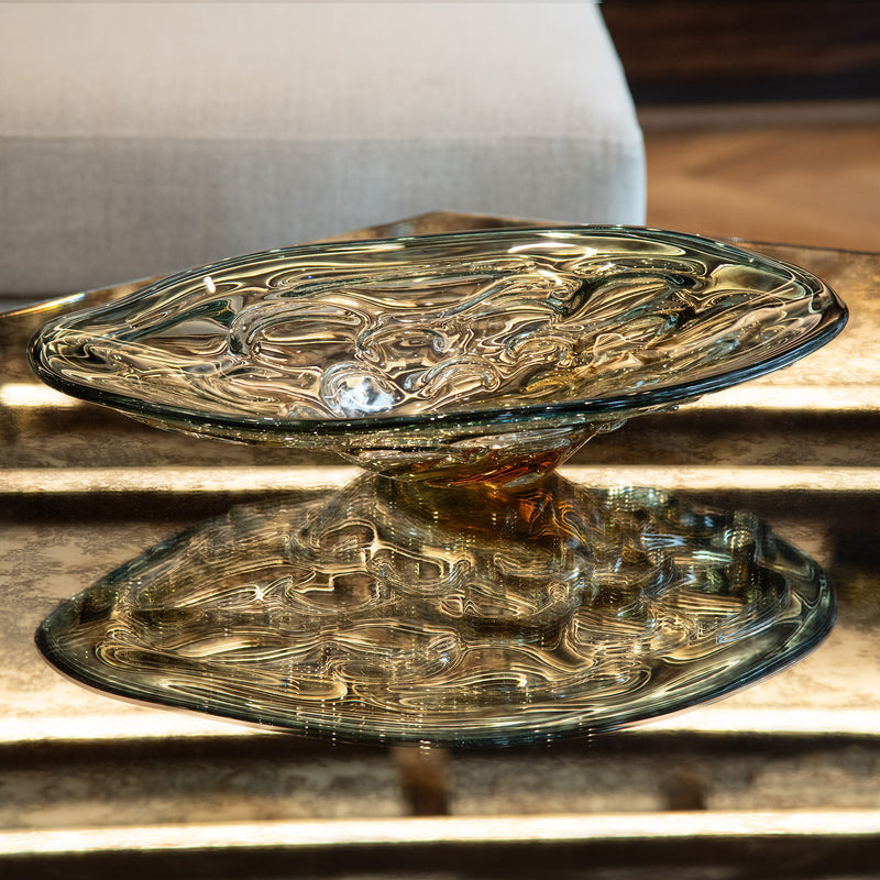 Luxe Lagoon Blue & Green Decor Platter