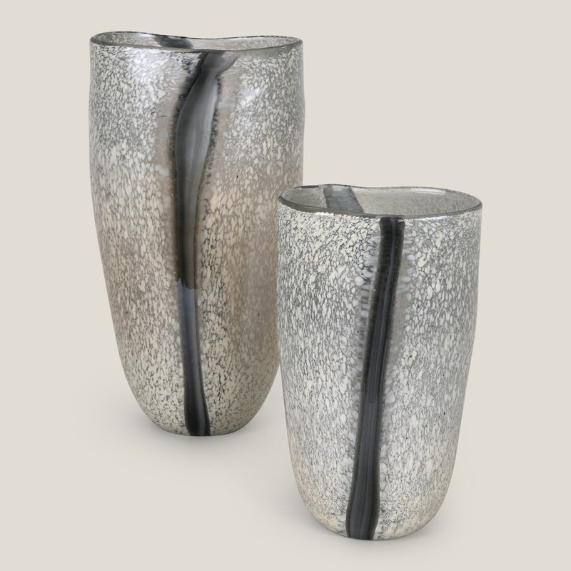 Ashen Elegance Grey Vase S