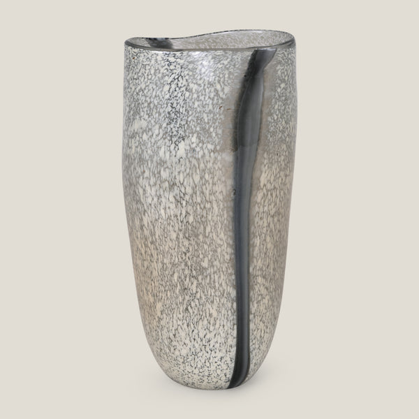 Ashen Elegance Grey Vase L