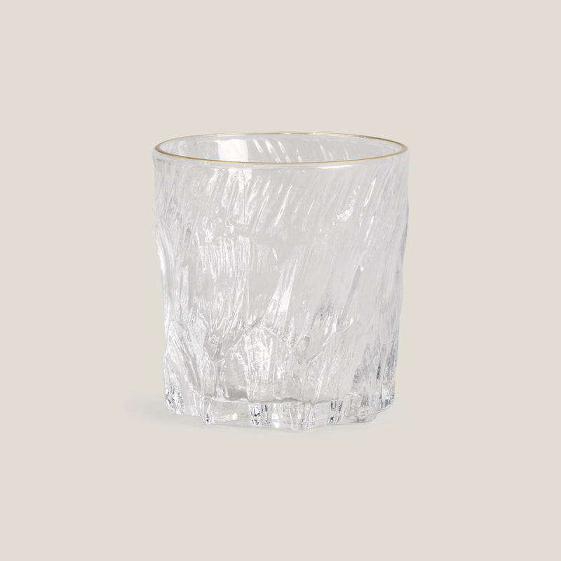 Ripple Radiance Clear Glass Set of 6