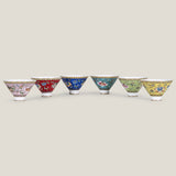 Ming Dynasty Multicolor Cup Set of 6