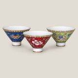 Ming Dynasty Multicolor Cup Set of 6