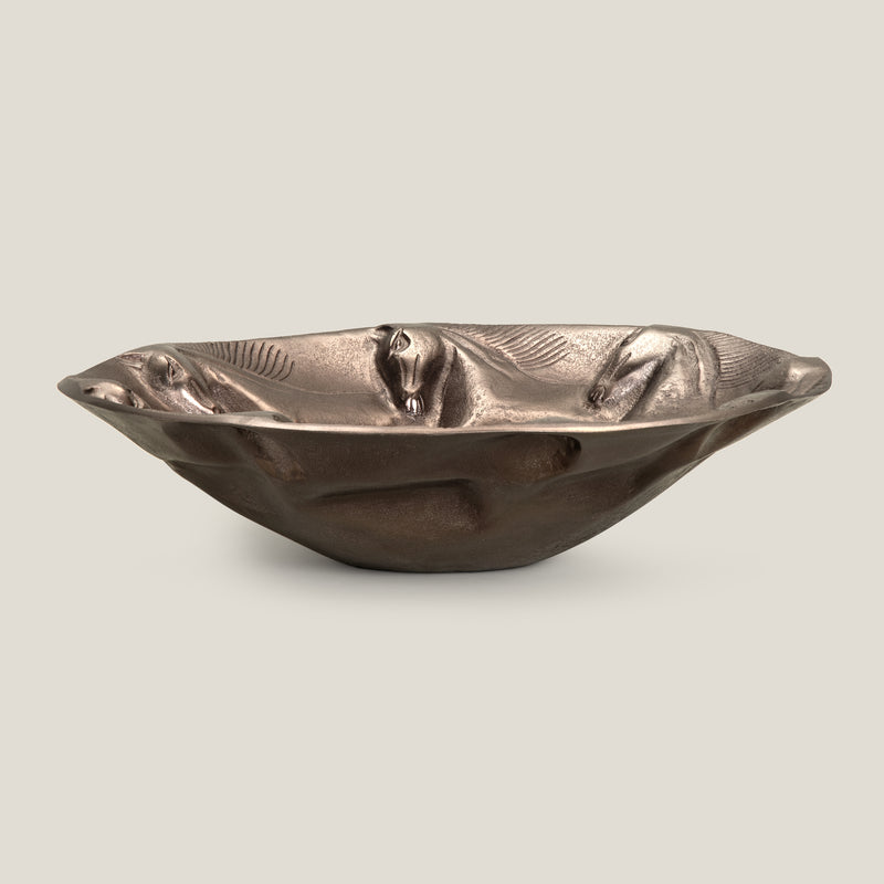 Mustang Black Nickel Decor Bowl