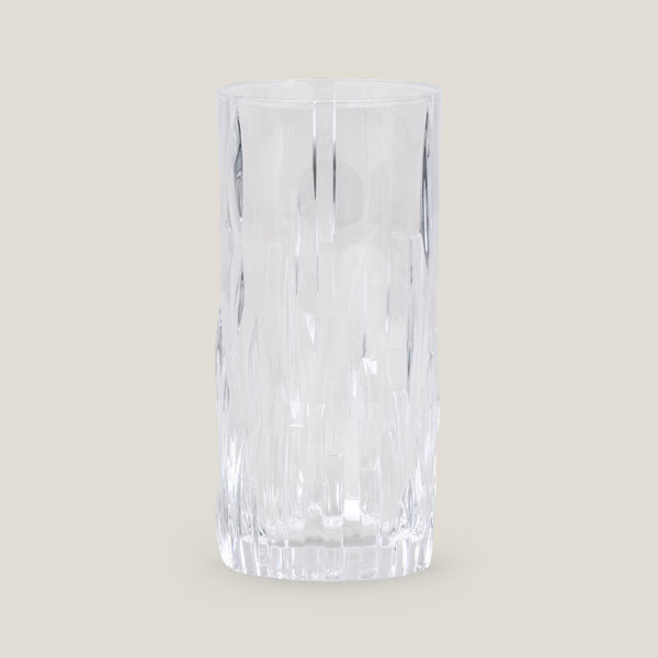 Shu Fa Clear Crystal Long Drink Glass Set of 6