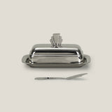 Newport Nickel Butter Dish