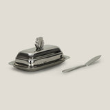 Newport Nickel Butter Dish