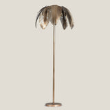 Bahama Brass Palm Floor Lamp L