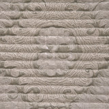 Fruzan Emb. Grey Faux Silk Bedspread