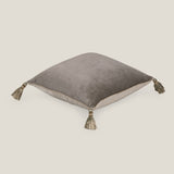 Sumac Green & Grey Reversible Cushion Cover