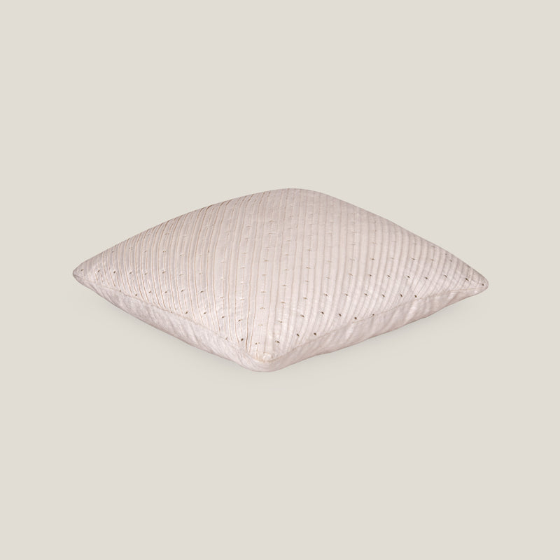 Colm Pleated Off White Cushion Cover