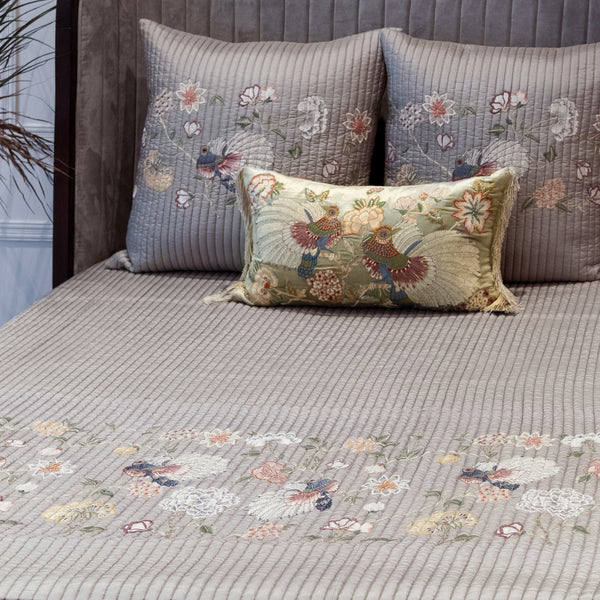 Altair Emb. Multicolor Faux Silk Bedspread