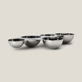 Orbis Nickel Chip & Dip Bowls