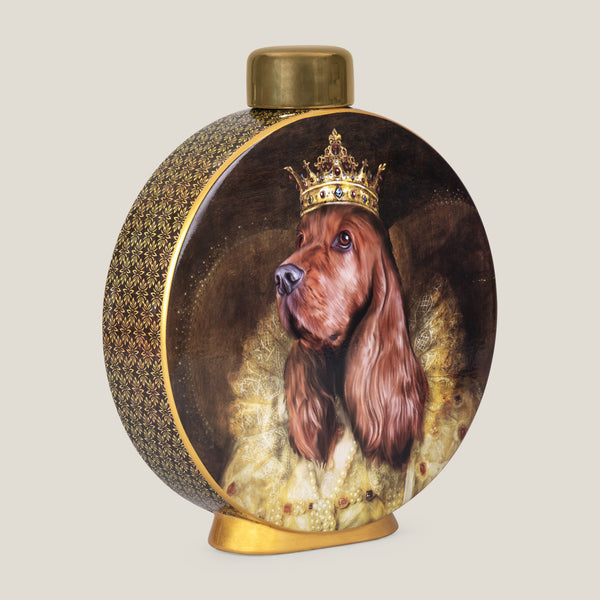 Canine Couture Brown Decor Jar L