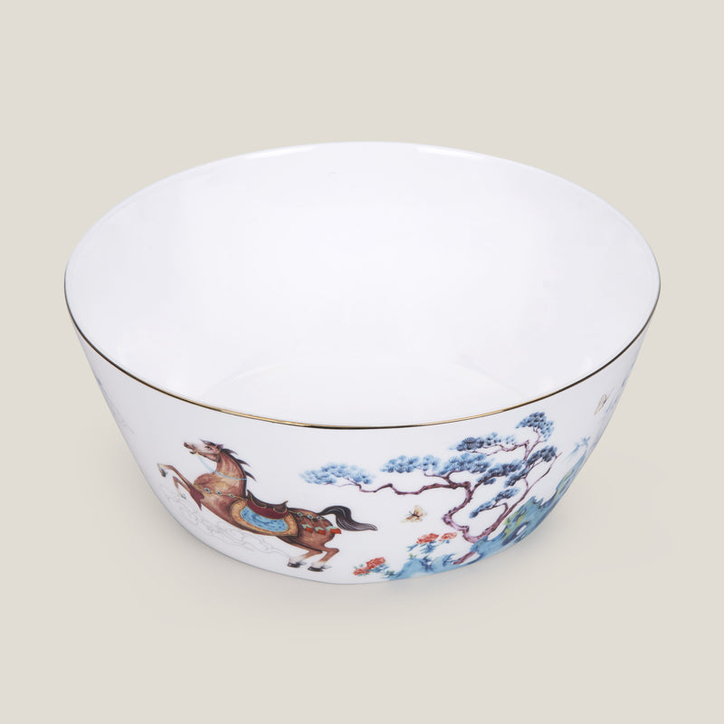 Arban White Bone China Medium Bowl