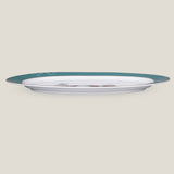 Arban Turquoise Bone China Oval Platter L