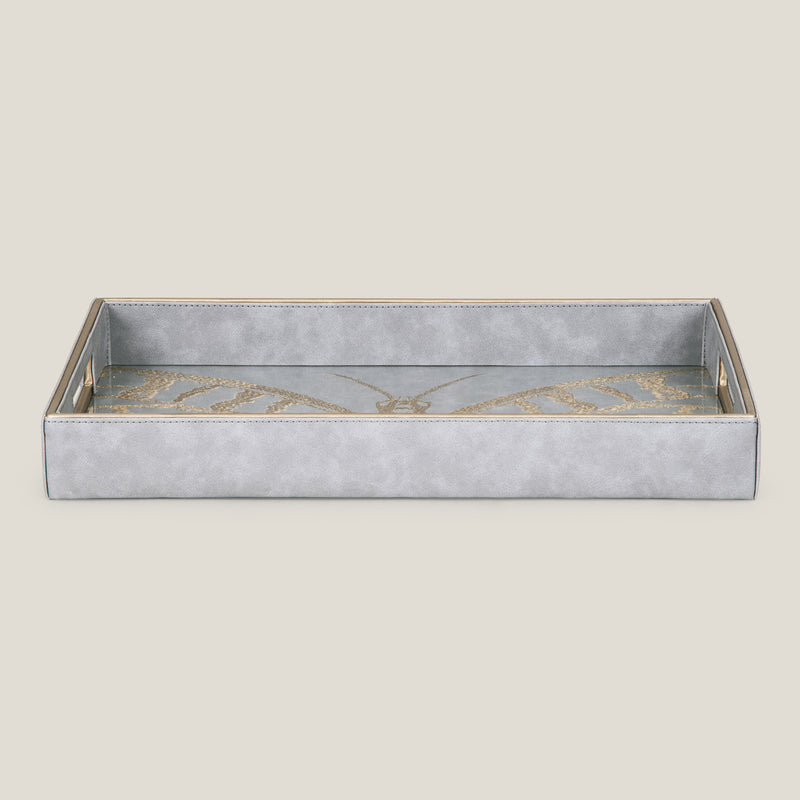Monarch Grey & Gold Serving Tray