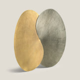 Radiant Nickel & Brass Wall Art