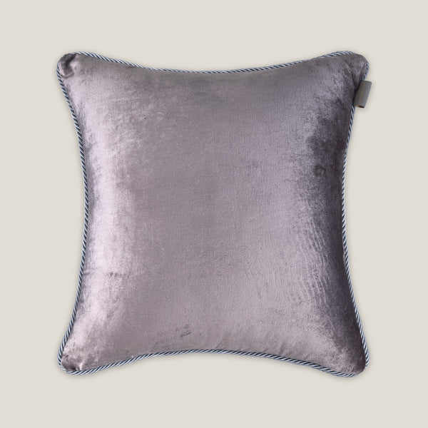 Zakka Light Purple Emb. Velvet Cushion Cover