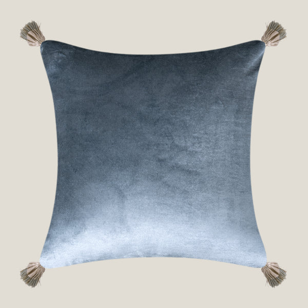 Clara Blue & Off White Reversible Cushion Cover