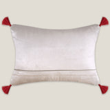 Lirio Off White Emb. Velvet Cushion Cover