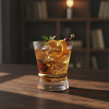 Grandeur Gilded Gold Whiskey Glass Set of 4