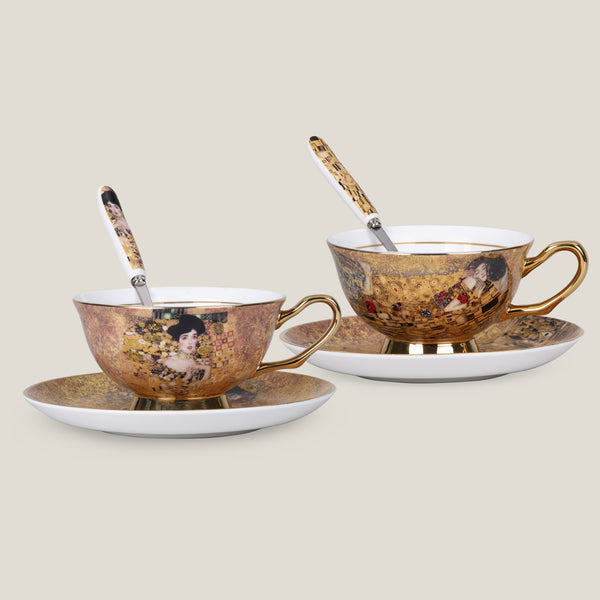 Amour Multicolor Cup & Saucer Set of 2